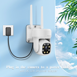 Load image into Gallery viewer, (2-Way Audio &amp; PTZ Camera) 5.0MP Outdoor Wireless PTZ Security Camera System 10-Channel NVR