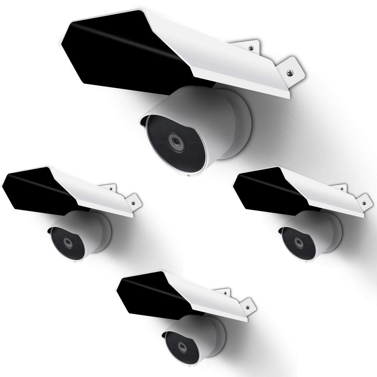 Universal-Sicherheitskamera-Sonnenschutz, Regenschutz, Schutzdach für Dome-/Bullet-Außenkamera