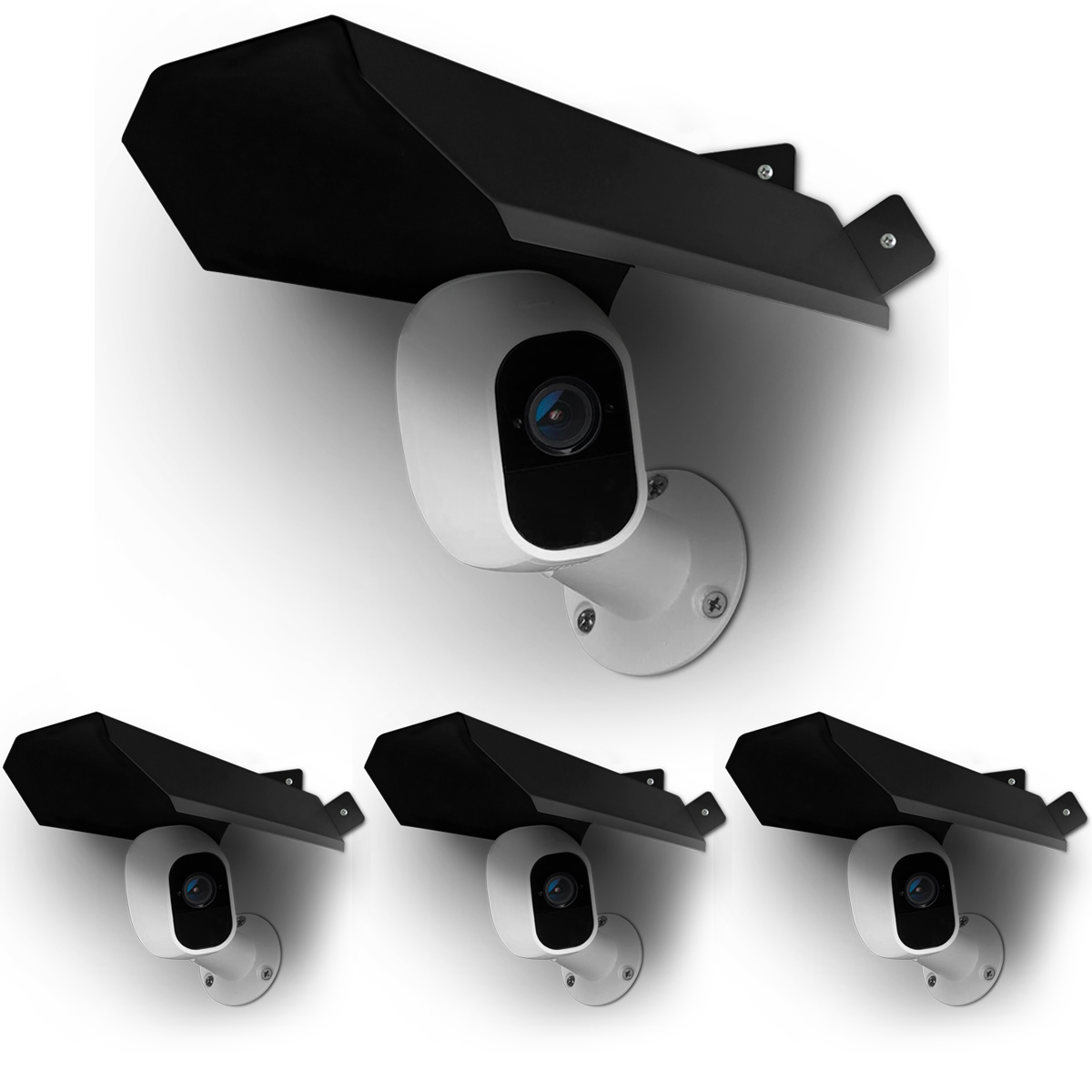 Universal Security Camera Sun Rain Cover Shield, Protective Roof for Dome/Bullet Outdoor Camera