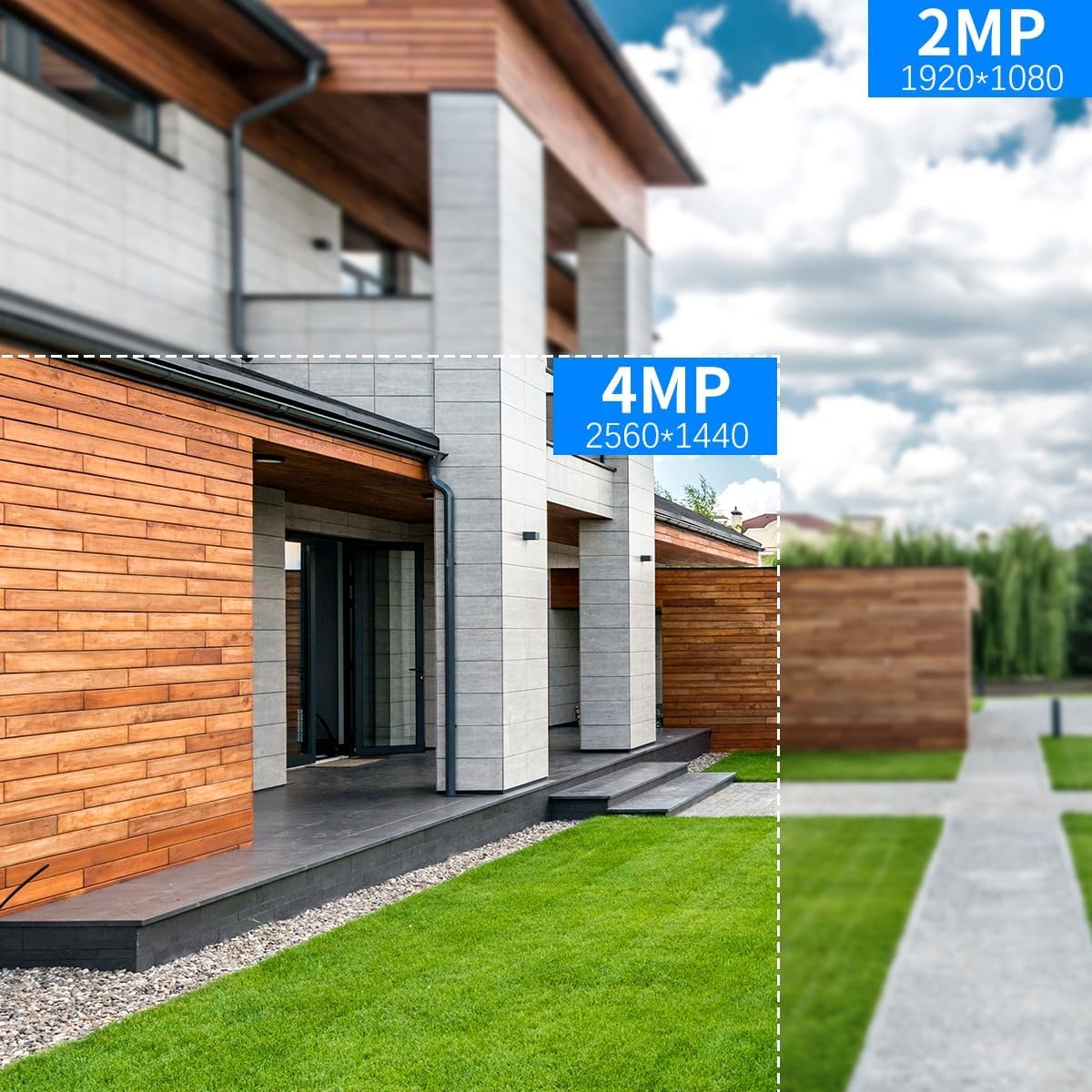 Solar Battery 100% Wire-Free 2-Way Audio 2-Antennas Enhance PIR Detection Outdoor Surveillance Camera System Solar Powered Battery Cameras System (Enjoy $20 Off Instantly)
