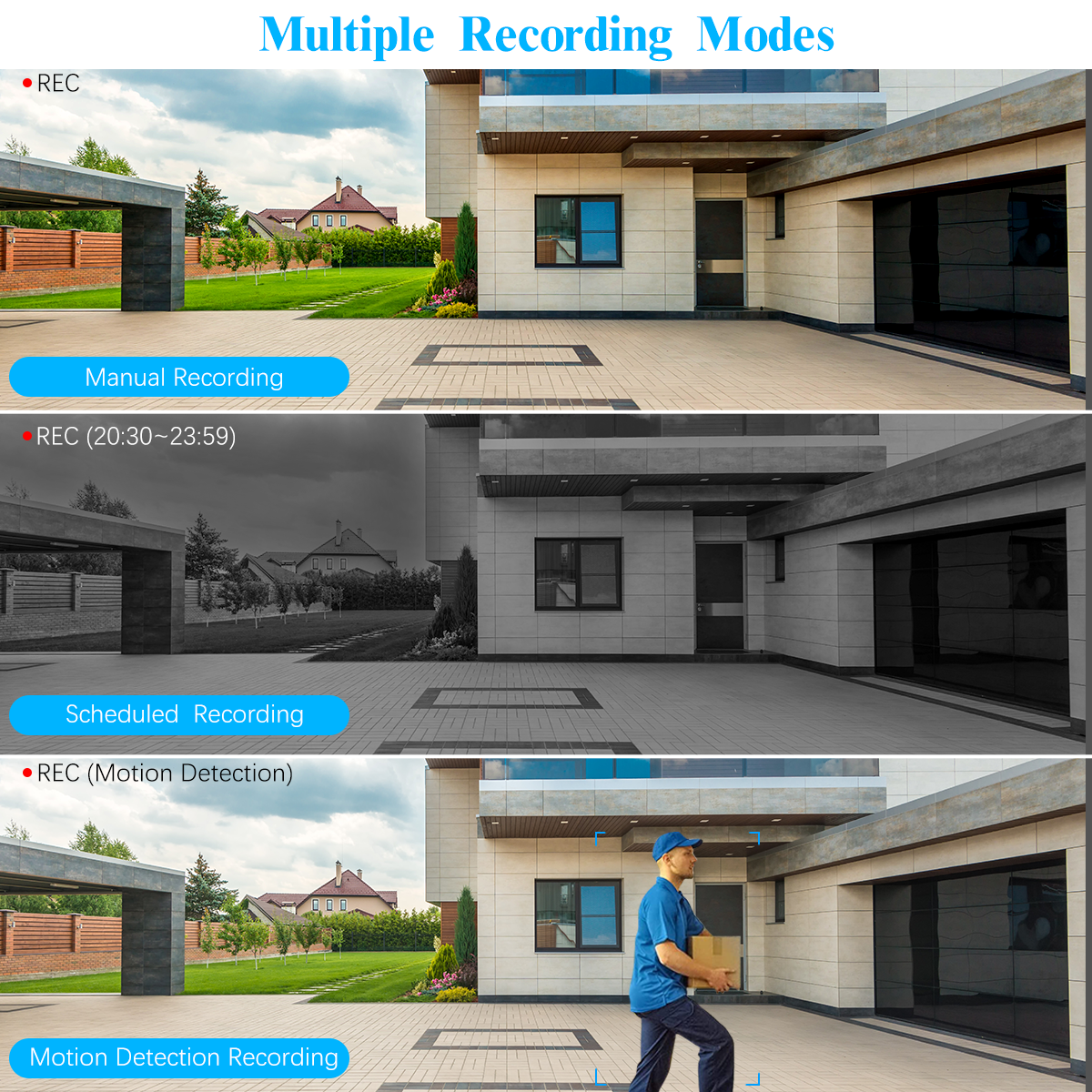 8,0/4K Megapixel 8-Kanal POE NVR Netzwerk-Videorecorder, unterstützt bis zu 8 x 8MP/4K IP-Kameras, max. 8 TB Festplatte (HDD nicht im Lieferumfang enthalten)