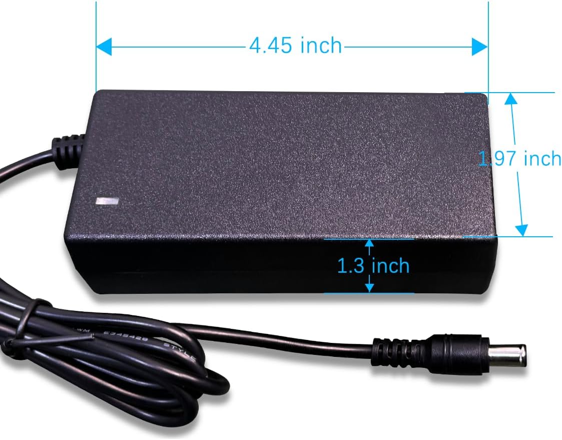 48 V 2 A Netzteiladapter kompatibel mit 8-Port-POE-NVR, AC 100–240 V auf DC 48 V 2 A Netzteil-Ladegerät NUR für OOSSXX-Sicherheitskamera