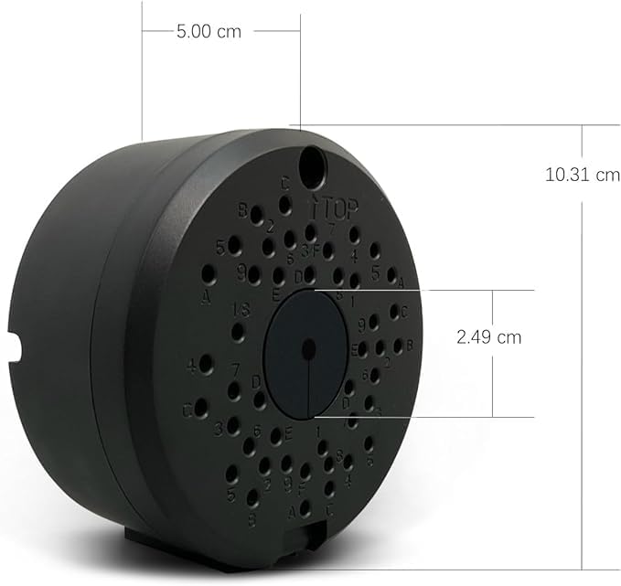 (ABS Neu) Anschlussdose für Überwachungskameras, wasserdichte Halterung für Überwachungskameras aus Kunststoff, Kabelanschlussdose für Arlo Solarpanel, Klappabdeckung, Kabelabdeckung (Schwarz)
