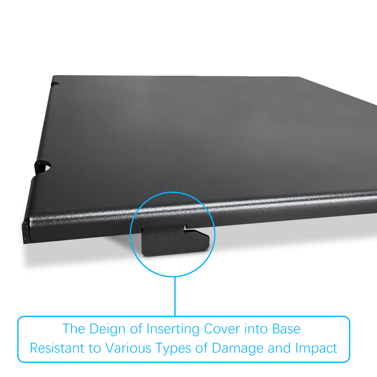 NVR/DVR Lock Box Heavy Duty Steel 9.13" x 10.7" x 2.48" for Wall or Floor Mount Enclosure, Metal Lockbox,Bulletproof-Grade Thick Steel Plate