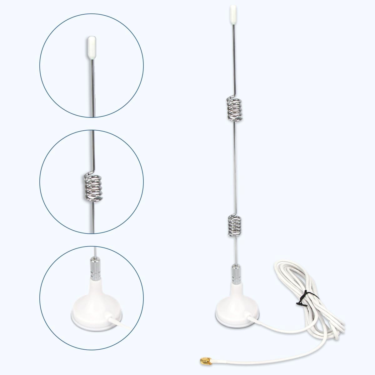 OOSSXX WiFi-Antennenverlängerungsstecker für weiße Kamera (nur für weiße Kamera), schwarze Kamera kann nicht angeschlossen werden