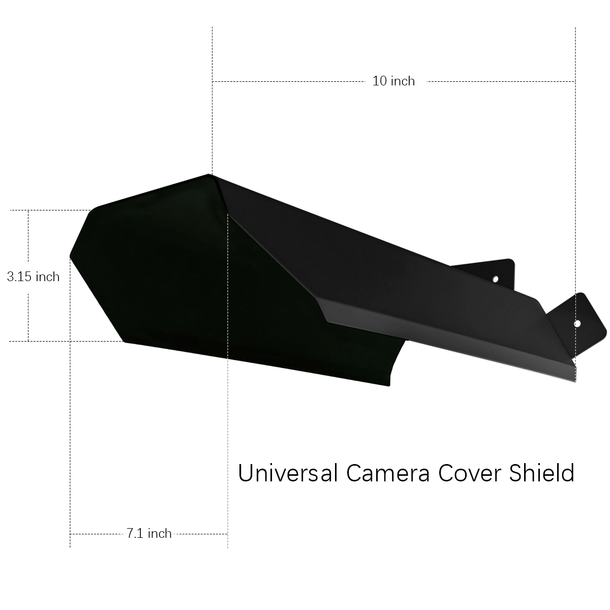 Universal Security Camera Sun Rain Cover Shield, Protective Roof for Dome/Bullet Outdoor Camera