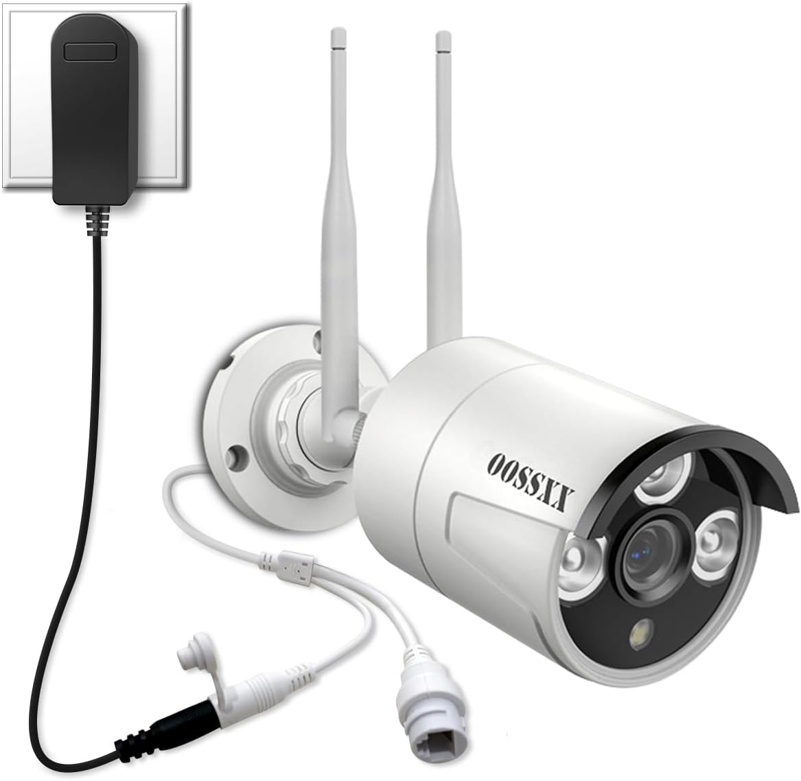 OOSSXX (3.0MP Wireless Extend Camera with Audio) Just Wireless Extend Camera Wireless Security System,IP67 Waterproof WiFi Camera, Wireless Surveillance Camera