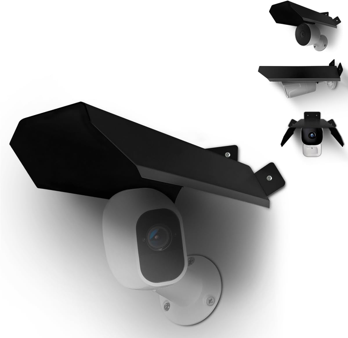 Universal Security Camera Sun Rain Cover Shield, Protective Roof for Dome/Bullet Outdoor Camera