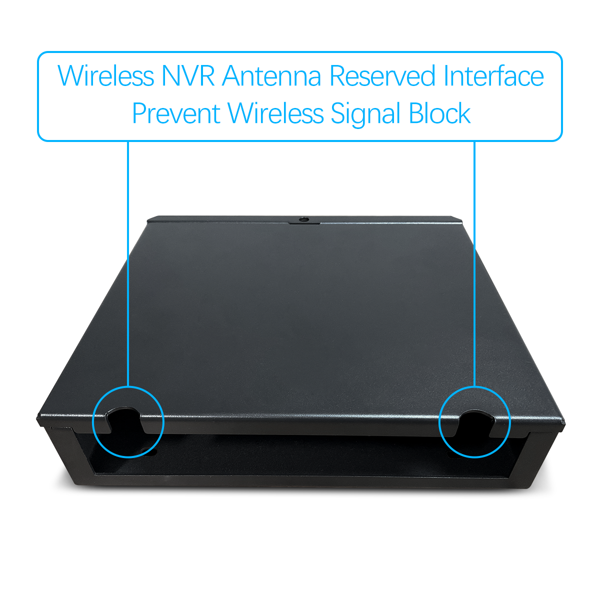NVR/DVR Lock Box Heavy Duty Steel 9.13" x 10.7" x 2.48" for Wall or Floor Mount Enclosure, Metal Lockbox,Bulletproof-Grade Thick Steel Plate