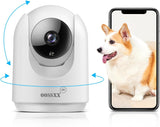 Load image into Gallery viewer, OOSSXX 2.7K 1944P 2-Way Audio Indoor Security Camera Video Baby Monitor and Pet Monitor Free App, PTZ Nanny Cam Smart Wireless Cameras 2-Way Talk for Home Video Surveillance