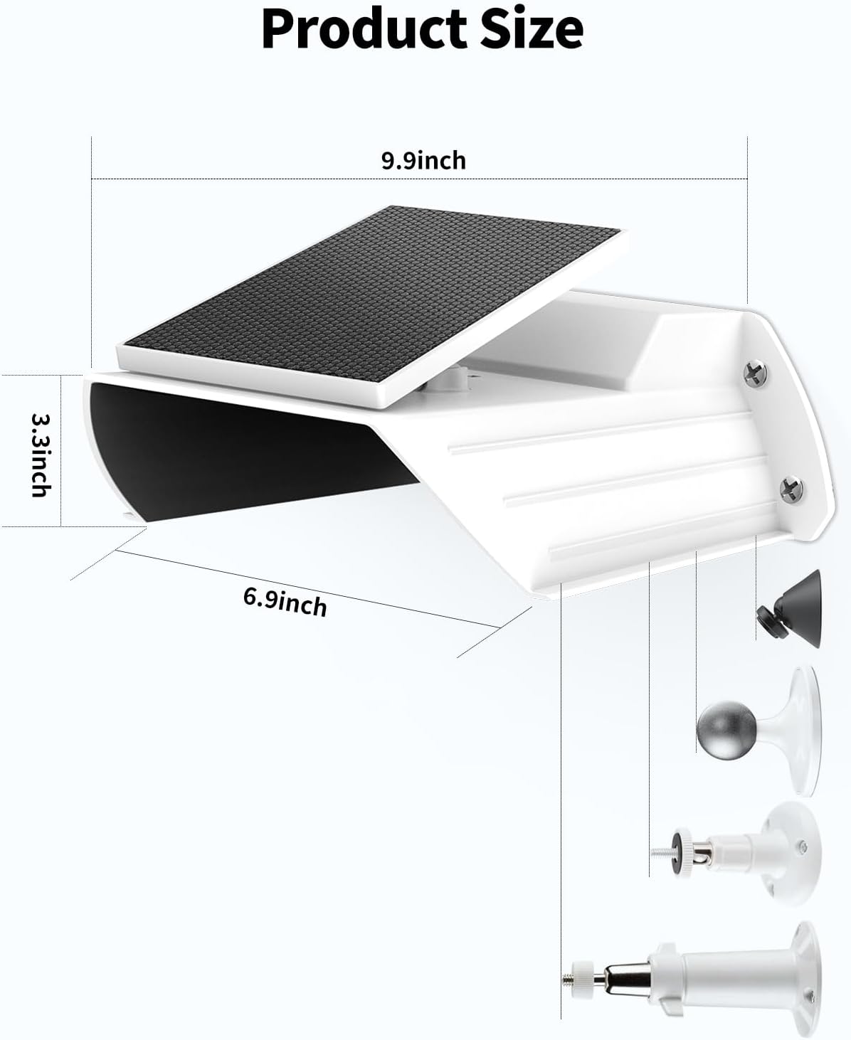 Solar Battery Panel Charging Cover Mount Compatible for Security Camera, Compatible with Blink Outdoor 4 (4th Gen)/Blink Outdoor XT3/XT2/XT Camera
