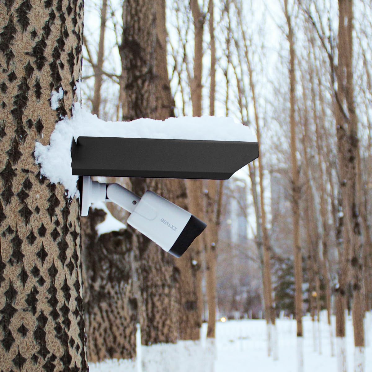 Universal Security Camera Sun Rain Cover Shield, Protective Roof for Dome/Bullet Outdoor Camera