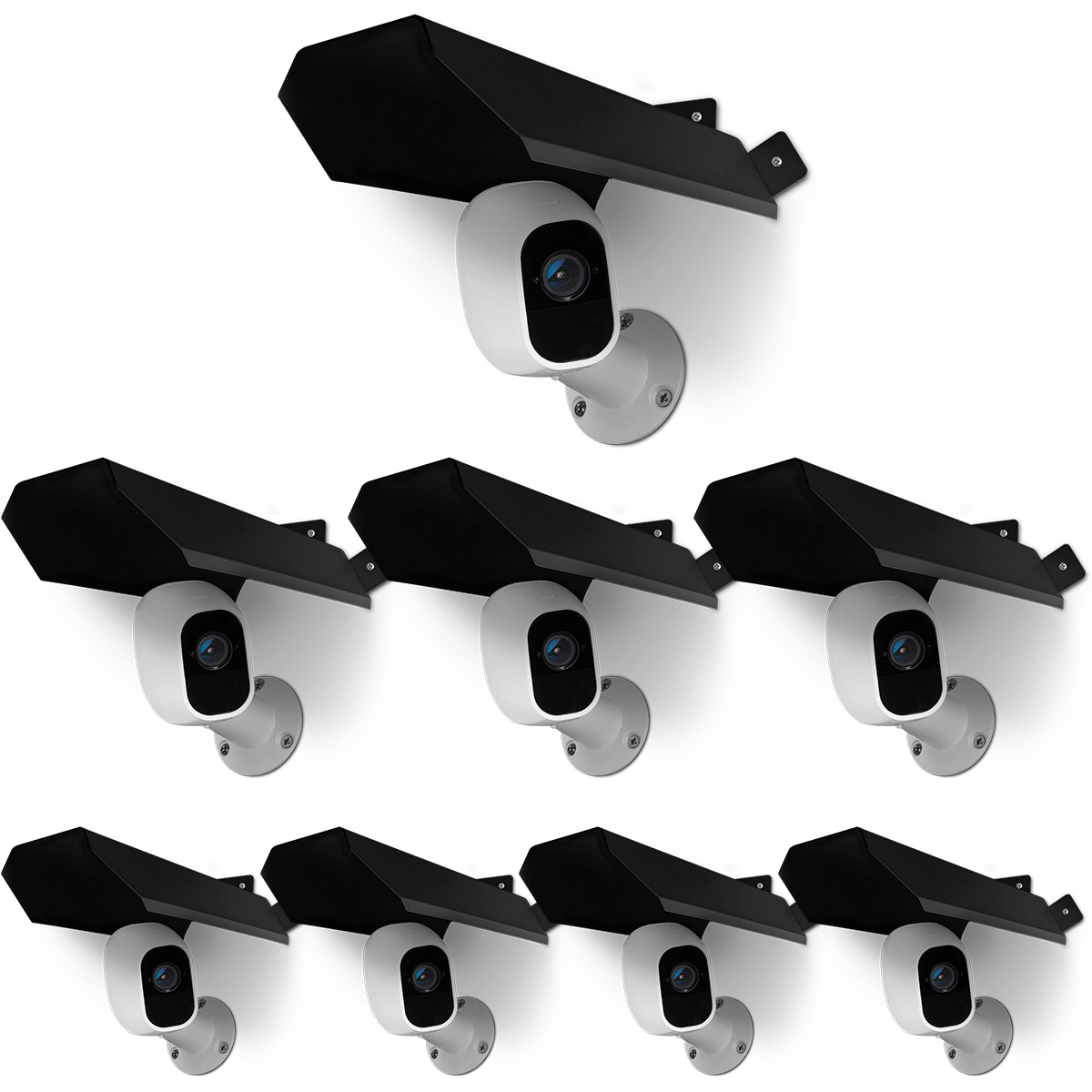 Universal Security Camera Sun Rain Cover Shield, Protective Roof for Dome/Bullet Outdoor Camera