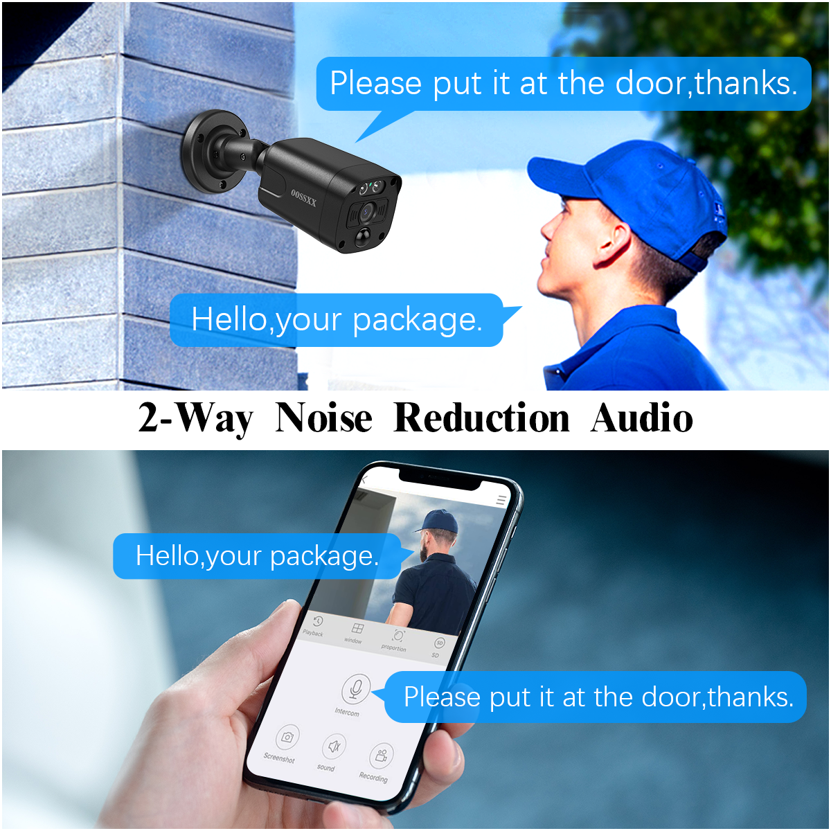 (5.5MP & PIR Detection) 2-Way Audio Dual Antennas Security Wireless Camera System 3K 5.0MP 1944P Wireless Video Surveillance Monitor NVR Kits Outdoor WiFi Security Cameras (Enjoy $20 Off Instantly)