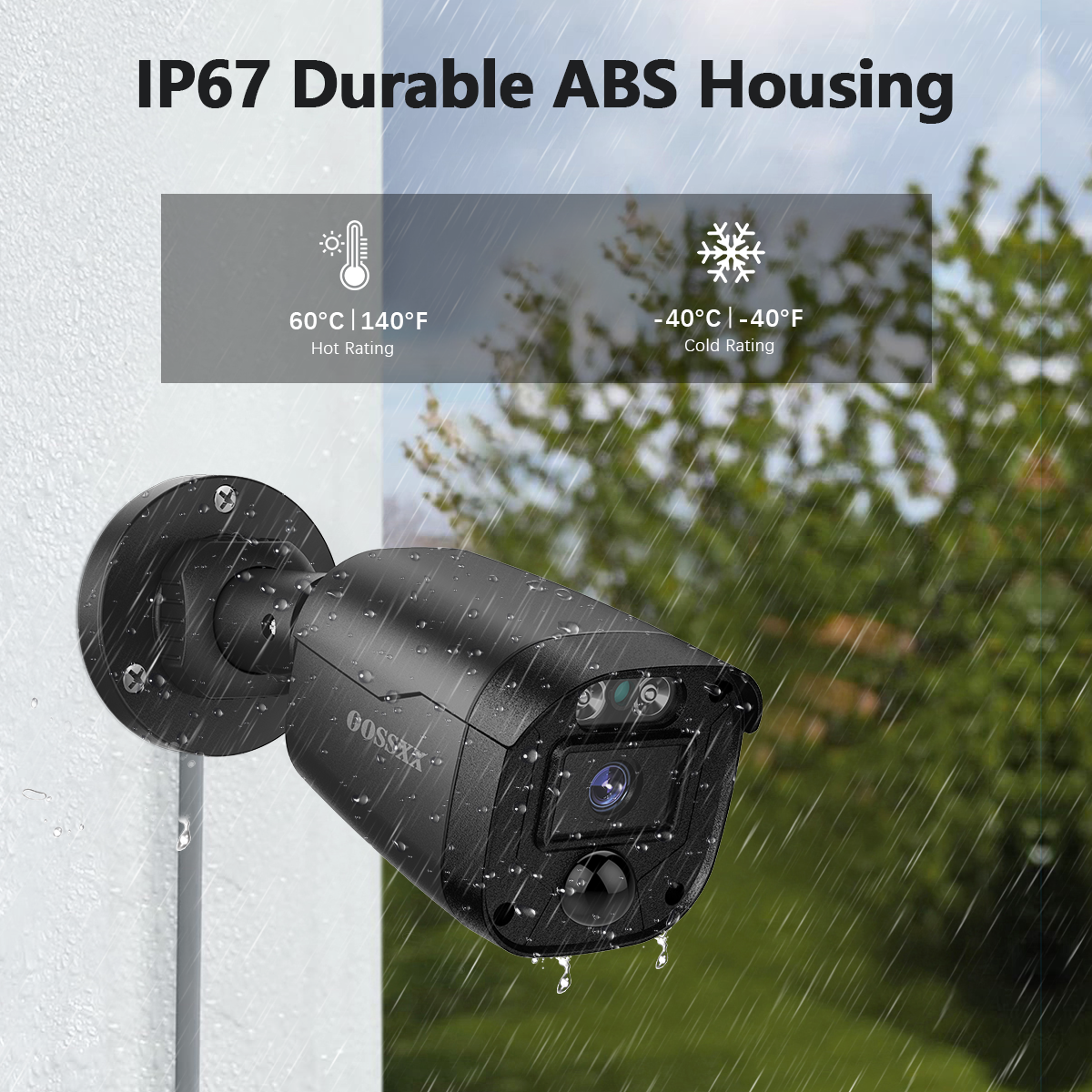 (Full HD 5MP Definition) Wired Security Camera System for Outdoor Home Surveillance, CCTV Video Security Cameras, Includes 8 Indoor/Outdoor Cameras for Comprehensive Video Monitoring.