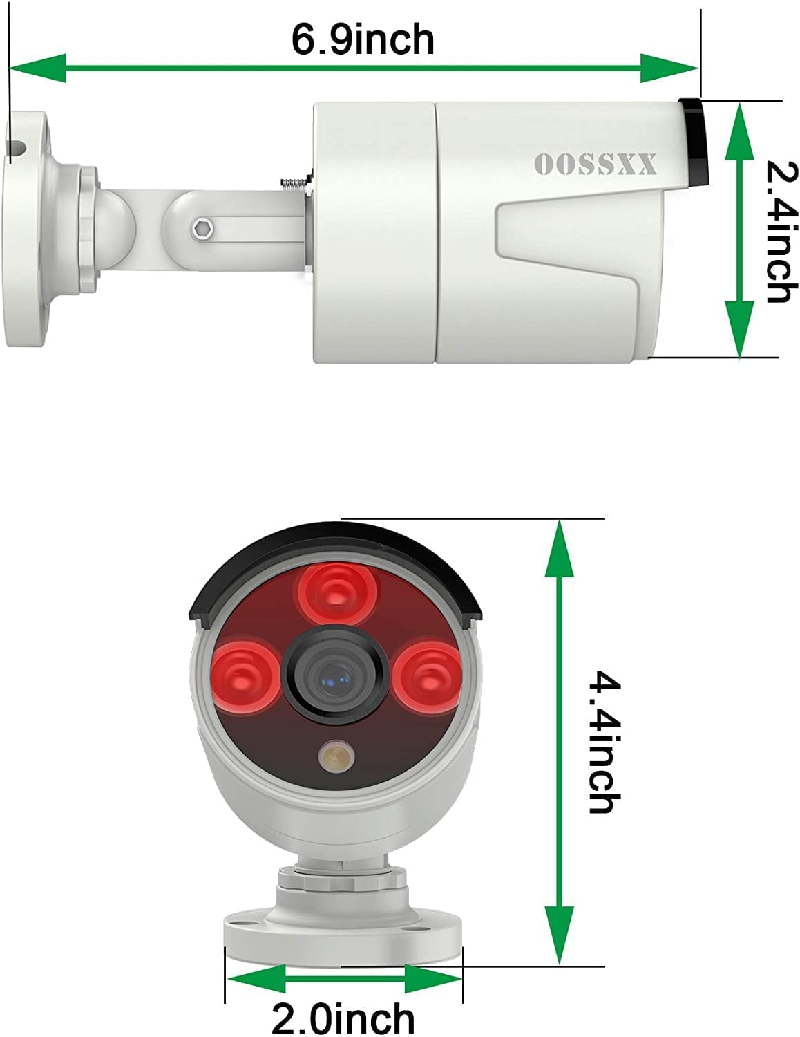 OOSSXX Just for Old Wireless System Extend Camera Outdoor Security 1080P IP67 Waterproof WiFi Camera, Wireless Surveillance