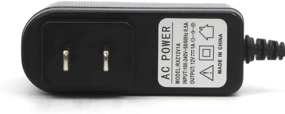 (AC zu DC 10ft Kabel)110-240V AC zu 12V DC 1A Netzteil für Überwachungskamera