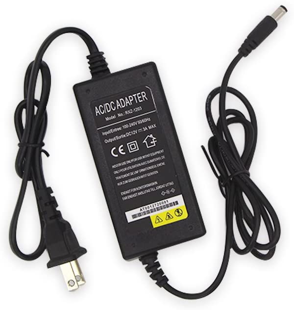 OOSSXX 12V 3A 36W AC to DC Power Supply Adapter, 12 Volt 3 Amp AC/DC Wall Wart Converter Transformer Switching Adapter, 100-240v US 50 60HZ Input 3000mA Output