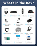 Load image into Gallery viewer, (4K PT Wide-Angle) Outdoor Wired Security Camera System Video Surveillance Cameras for Home Security Systems Camera DVR