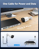 Load image into Gallery viewer, (4K/8.0 Megapixel &amp; 130° Ultra Wide-Angle) 2-Way Audio PoE Outdoor Home Security Camera System Wired Outdoor Video Surveillance IP Cameras System (Enjoy $10 Off Instantly)