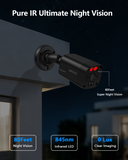 Load image into Gallery viewer, Black(4K/8.0 Megapixel &amp; 130° Ultra Wide-Angle) 2-Way Audio PoE Outdoor Home Security Camera System Wired Outdoor Video Surveillance IP Cameras System (Enjoy $20 Off Instantly)
