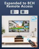 Load image into Gallery viewer, (4K PT Wide-Angle) Outdoor Wired Security Camera System Video Surveillance Cameras for Home Security Systems Camera DVR
