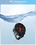 Load image into Gallery viewer, 【4 LED Waterproof 】 IR Illuminator 90 Degree Wide Angle Long Range Infrared Light, 80ft 850nm IR Flood Lights with Power Adapter for Night Vision CCTV &amp; IP Security Camera