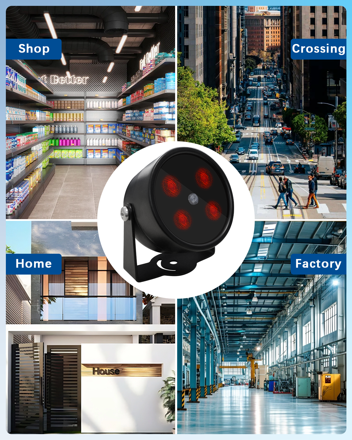 48 LED 850nm Infrared Night Vision Illuminator For CCTV Cameras - IR Light Lamp