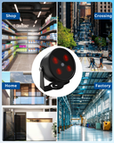 Load image into Gallery viewer, 【4 LED Waterproof 】 IR Illuminator 90 Degree Wide Angle Long Range Infrared Light, 80ft 850nm IR Flood Lights with Power Adapter for Night Vision CCTV &amp; IP Security Camera