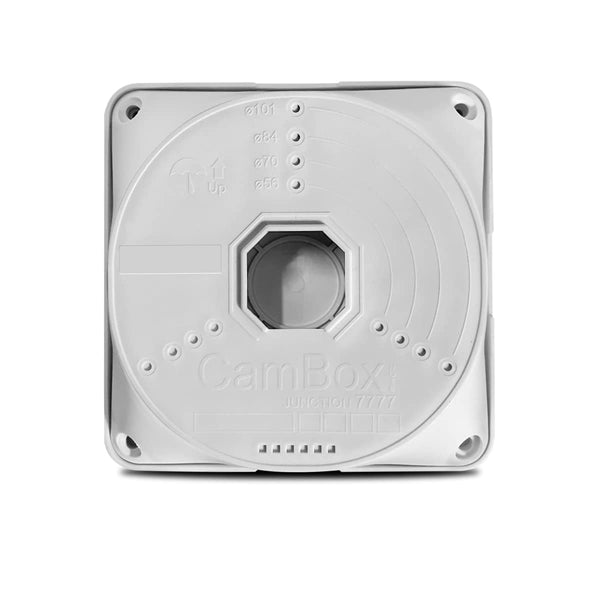 {Universal Junction Box for Camera} Security Camera Junction Box Hide Cable, Wall Ceiling Mount Bracket for CCTV Cam, Base Boxes for Dome Bullet Outdoor Camera, ABS Plastic Electric Enclosure