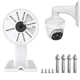 Load image into Gallery viewer, OOSSXX Universal CCTV Security Camera Mount Wall Mount Bracket for Surveillance House Indoor Bullet Dome IP Camera Holder Outdoor Junction Box Cable Pole Mounting Arm