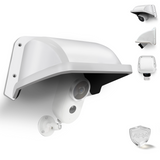Load image into Gallery viewer, Universal Security Camera Sun Rain Cover Shield Cover Shield for Surveillance Camara Protective Roof for Dome/Bullet Outdoor Camera (White)
