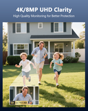 Load image into Gallery viewer, (4K/8.0 Megapixel &amp; 130° Ultra Wide-Angle) 2-Way Audio PoE Outdoor Home Security Camera System Wired Outdoor Video Surveillance IP Cameras System (Enjoy $10 Off Instantly)