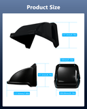 Load image into Gallery viewer, Universal Security Camera Sun Rain Cover Shield Cover Shield for Surveillance Cameras Protective Roof for Dome/Bullet Outdoor Camera (Black)