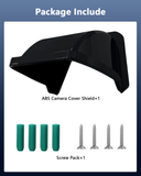 Load image into Gallery viewer, Universal Security Camera Sun Rain Cover Shield Cover Shield for Surveillance Cameras Protective Roof for Dome/Bullet Outdoor Camera (Black)