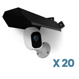 Load image into Gallery viewer, Universal Security Camera Sun Rain Cover Shield, Protective Roof for Dome/Bullet Outdoor Camera