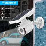 Load image into Gallery viewer, {Wire Free Solar Motion Light} Outdoor Motion Sensor Solar Powered Wireless Fake Camera Brightest Floodlights Spot Lighting Waterproof Spotlight Home Security LED Lights Activated Detector 2 Pack