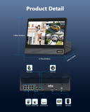 Load image into Gallery viewer, 4K 8-Channel Wired POE NVR Network Video Recorder Video Surveillance NVR