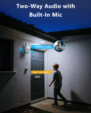 Cargar imagen en el visor de la galería, Outdoor Security Camera with Two-Way Audio - Built-in Mic and Speaker