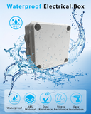 Load image into Gallery viewer, Universal Electrical Junction Box, IP65 Waterproof Dust Proof Project Boxes, ABS Plastic Electric Enclosure, Hide Cable for Outdoor Wall Mount