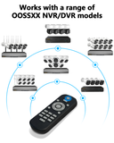 Laden Sie das Bild in den Galerie-Viewer, CCTV Remote Control for OOSSXX Security Surveillance Camera System,NVR&amp;DVR Remote Control,Compatible with OOSSXX All-in-One Security Camera Systems