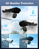 Load image into Gallery viewer, Universal Security Camera Sun Rain Cover Shield, Protective Roof for Dome/Bullet Outdoor Camera