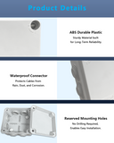 Load image into Gallery viewer, Universal Electrical Junction Box, IP65 Waterproof Dust Proof Project Boxes, ABS Plastic Electric Enclosure, Hide Cable for Outdoor Wall Mount