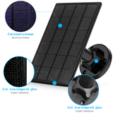Cargar imagen en el visor de la galería, Solar Panel for Wireless Camera Go/Argus Eco/Argus 2/Argus Pro, 3.6W Solar Panel Micro USB Port Cable (1 Waterproof Connector Included)