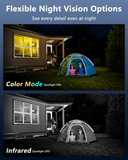 Cargar imagen en el visor de la galería, color night vision outdoor security camera at night