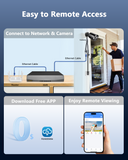 Load image into Gallery viewer, 8.0/4K Megapixel 16-Channel POE NVR Network Video Recorder, Supports up to 16 x 8MP/4K IP Cameras, Max to 8TB Hard Drive