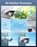 Load image into Gallery viewer, Universal Security Camera Sun Rain Cover Shield Cover Shield for Surveillance Camara Protective Roof for Dome/Bullet Outdoor Camera (White)