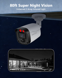 Cargar imagen en el visor de la galería, Sistema de cámaras de seguridad con cable Full HD de 5 MP para exteriores, videovigilancia doméstica, CCTV, para interiores (¡Disfruta de $10 de descuento al instante!)