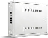 Load image into Gallery viewer, Security DVR NVR Lock Box, Heavy Duty Steel Wall Mount Enclosure for CCTV Surveillance Systems, Ventilated Design with Built-in Cable Management