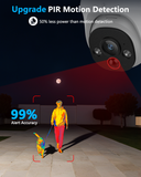 Cargar imagen en el visor de la galería, Sistema de cámara de seguridad para exteriores OOSSXX (4K/8.0 megapíxeles y gran angular de 130°) con domo PoE y audio, sistema de cámaras IP de vigilancia con cable para exteriores (¡Disfruta de $10 de descuento al instante!)